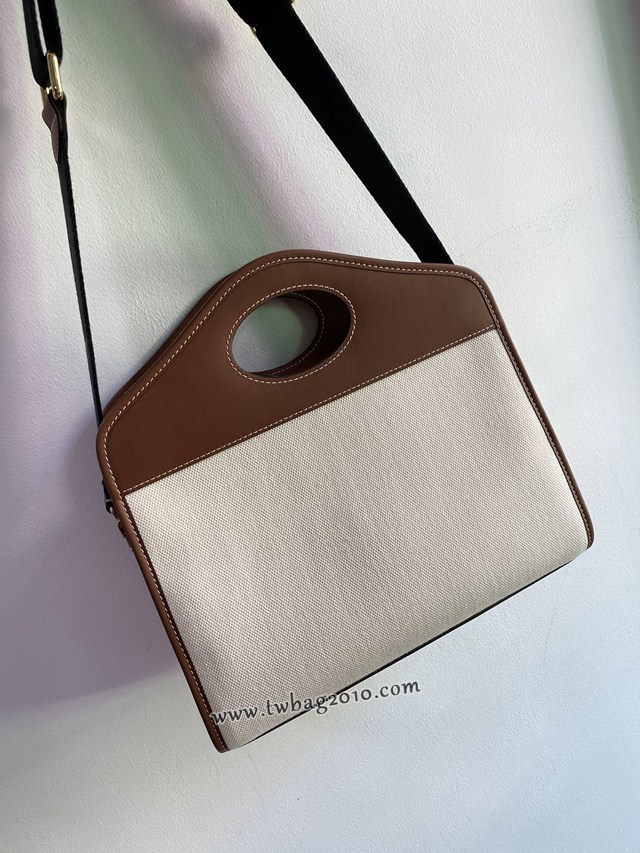 Burberry專門店新款撲克包拉鏈 巴寶莉Horseferry印花托特包 yxb1096